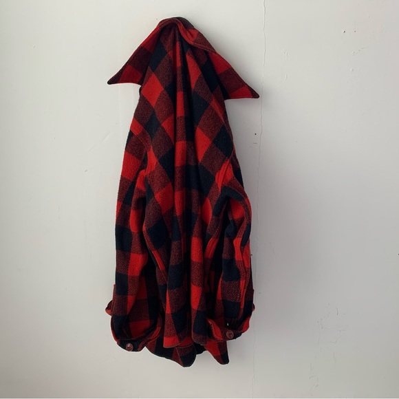 vintage 70s wool plaid Woolrich jacket / chore - barn - work coat - Picture 10 of 11